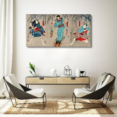Traditional Japanese stage Canvas Wall art