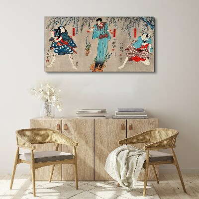 Traditional Japanese stage Canvas Wall art
