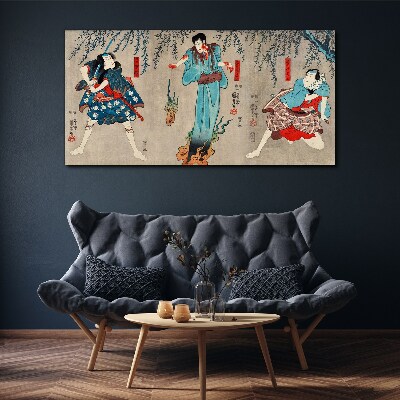 Traditional Japanese stage Canvas Wall art