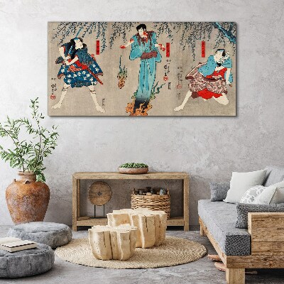 Traditional Japanese stage Canvas Wall art