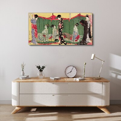 Traditional woman Canvas Wall art