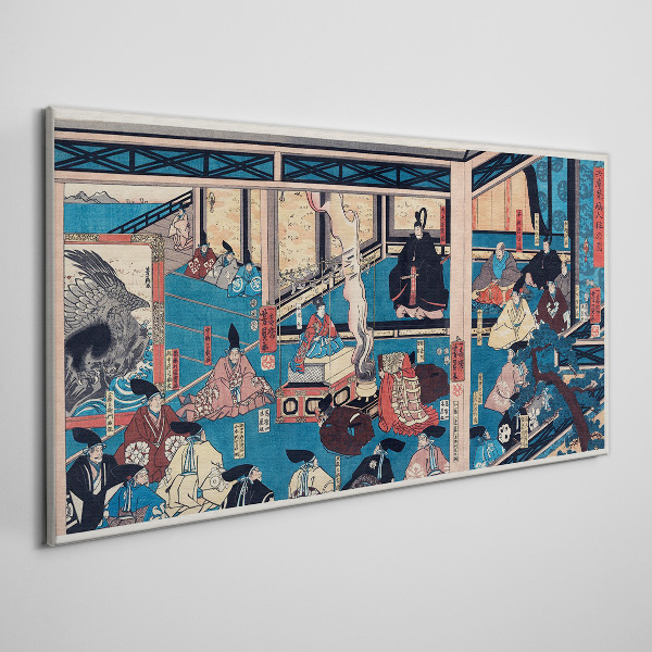 A Scene from Japanese Life Canvas Wall art