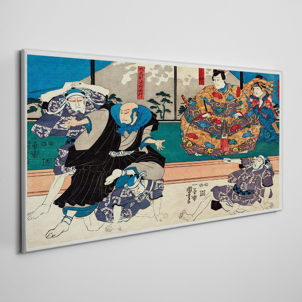 Traditional Japanese stage Canvas Wall art