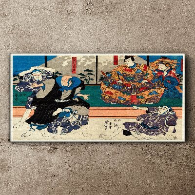 Traditional Japanese stage Canvas Wall art