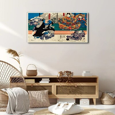 Traditional Japanese stage Canvas Wall art