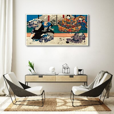 Traditional Japanese stage Canvas Wall art