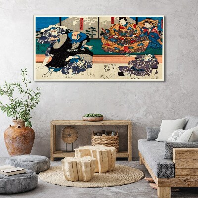 Traditional Japanese stage Canvas Wall art