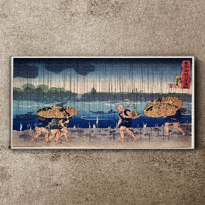 Traditional Japanese Landscape Canvas Wall art