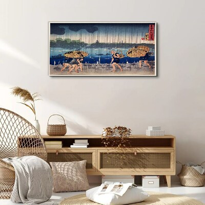Traditional Japanese Landscape Canvas Wall art