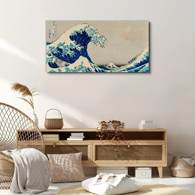 The Great Wave off Kanagawa Canvas Wall art