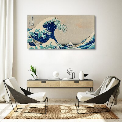 The Great Wave off Kanagawa Canvas Wall art