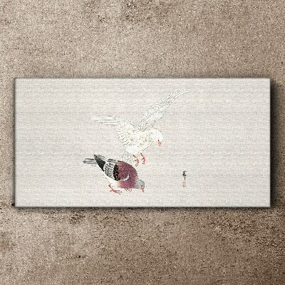 Birds on the move Canvas Wall art