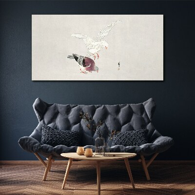 Birds on the move Canvas Wall art