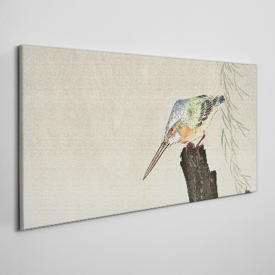 Golden Tern in Nature Canvas Wall art