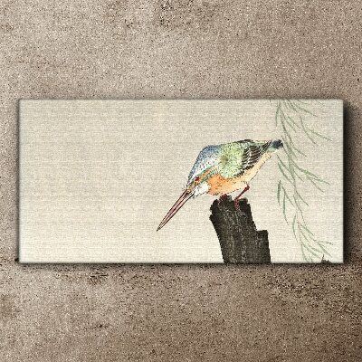 Golden Tern in Nature Canvas Wall art