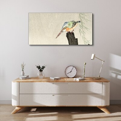 Golden Tern in Nature Canvas Wall art