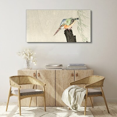 Golden Tern in Nature Canvas Wall art