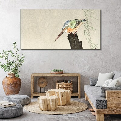 Golden Tern in Nature Canvas Wall art