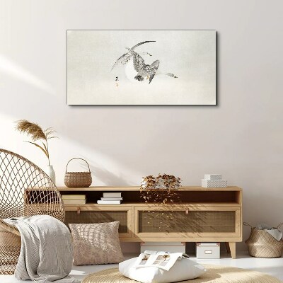 Flight of the Wild Geese Canvas Wall art