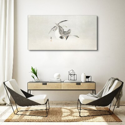 Flight of the Wild Geese Canvas Wall art