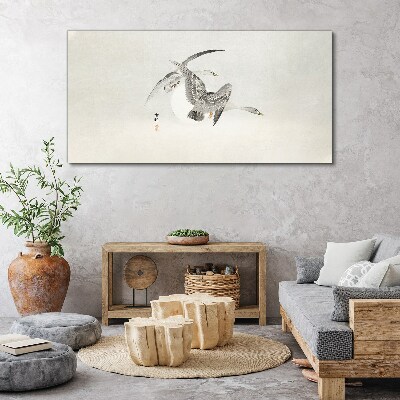 Flight of the Wild Geese Canvas Wall art