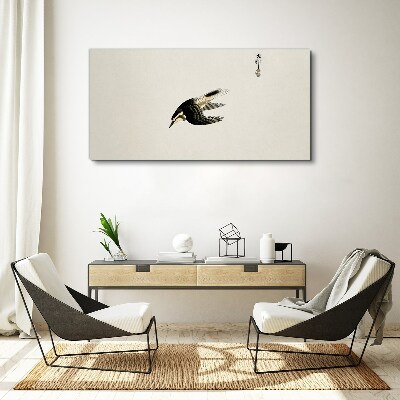 A bird's flight in silence Canvas Wall art