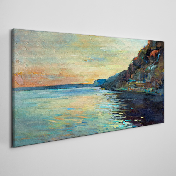 A peaceful seaside landscape Canvas Wall art