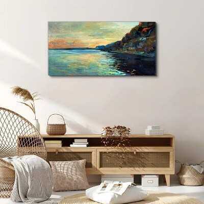 A peaceful seaside landscape Canvas Wall art