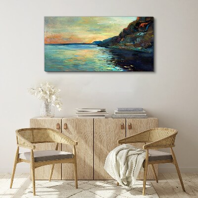 A peaceful seaside landscape Canvas Wall art