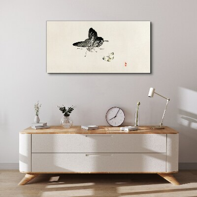 Butterflies in delicate harmony Canvas Wall art