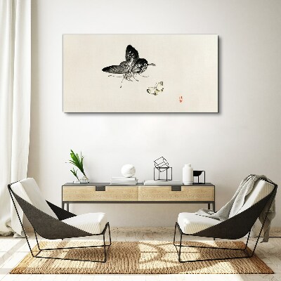 Butterflies in delicate harmony Canvas Wall art
