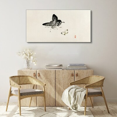 Butterflies in delicate harmony Canvas Wall art