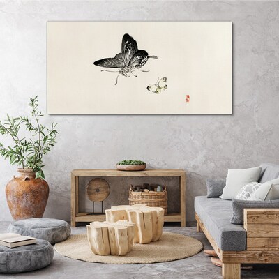 Butterflies in delicate harmony Canvas Wall art