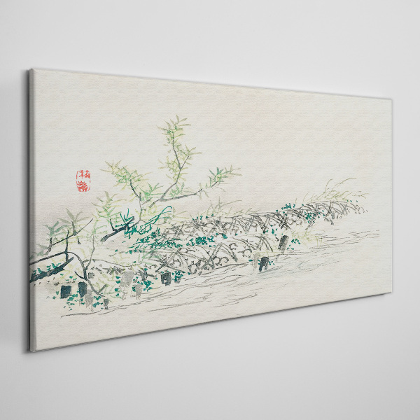 The peace of nature in delicate colors Canvas Wall art