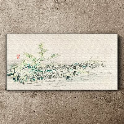 The peace of nature in delicate colors Canvas Wall art