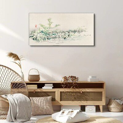 The peace of nature in delicate colors Canvas Wall art