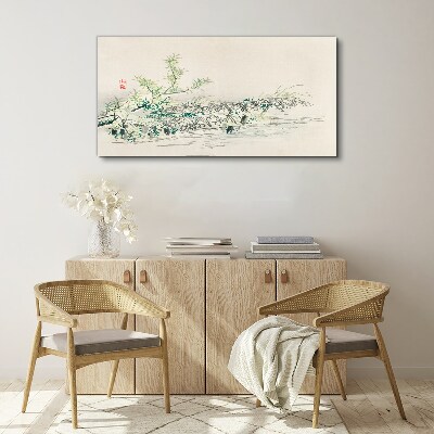 The peace of nature in delicate colors Canvas Wall art