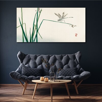 The delicacy of nature with a butterfly Canvas Wall art