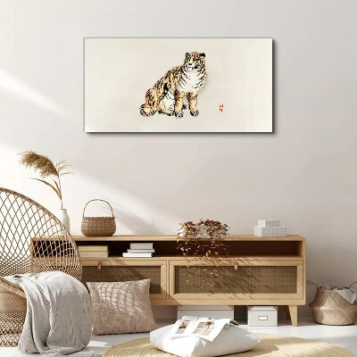 Animals cat tiger Canvas Wall art