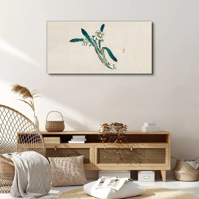 Flowers in the wind Canvas Wall art