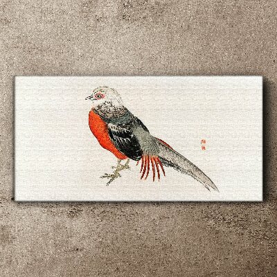 A live bird in the colors of nature Canvas Wall art