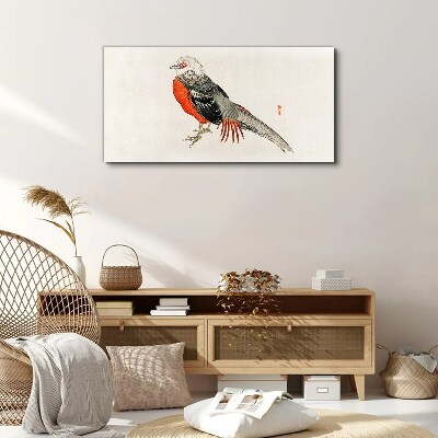 A live bird in the colors of nature Canvas Wall art