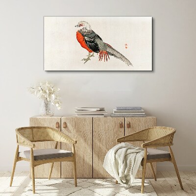 A live bird in the colors of nature Canvas Wall art