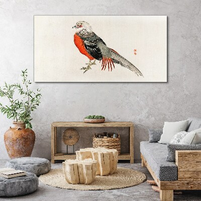 A live bird in the colors of nature Canvas Wall art