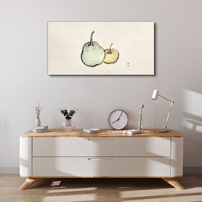 Abstraction fruits pears Canvas Wall art