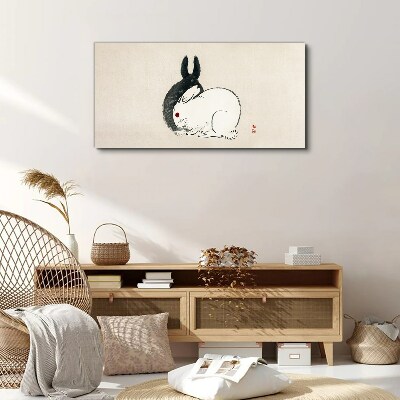 Animal rabbit rabbit Canvas Wall art