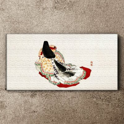 Floral beauty in traditional style Canvas Wall art