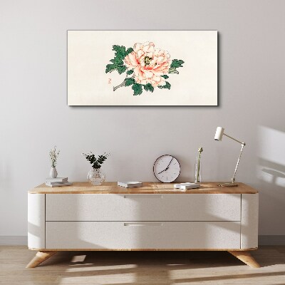 Asian flowers Canvas Wall art