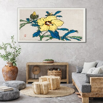 Asian flowers Canvas Wall art