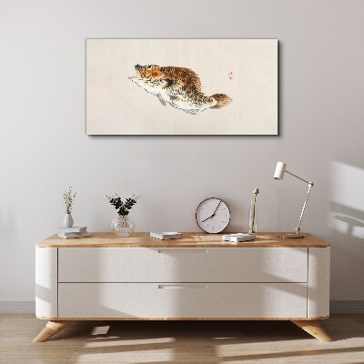 Fish elegance in delicate shades Canvas Wall art